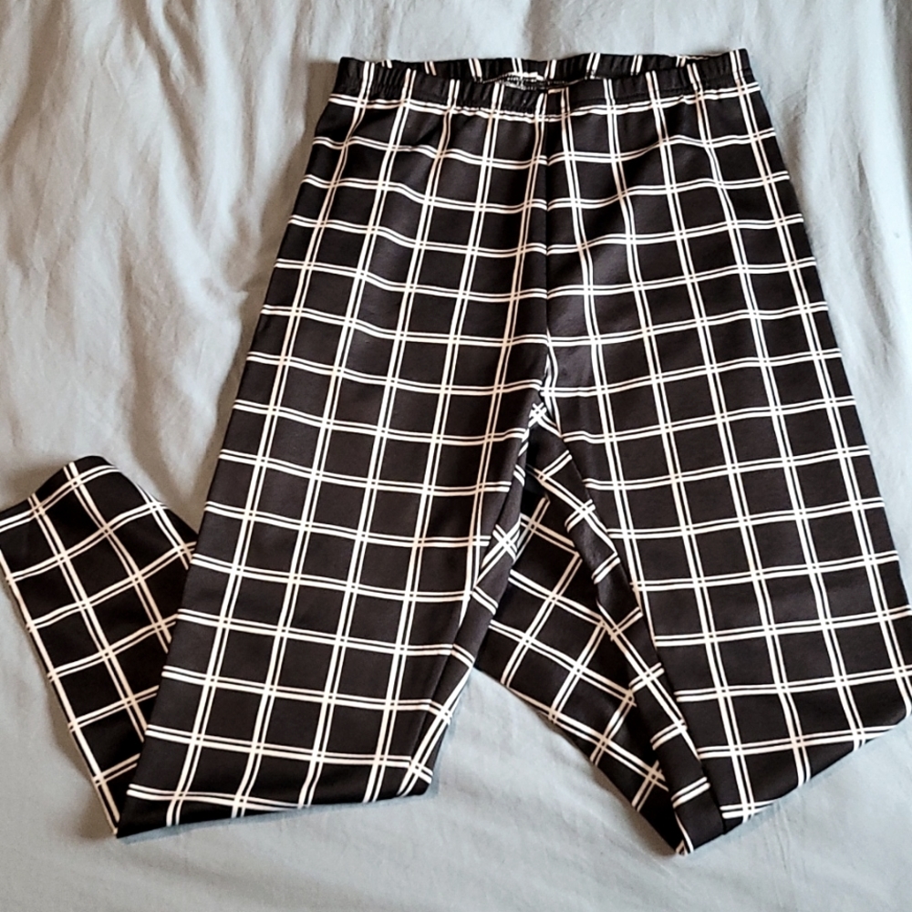 Plaided Leggings
